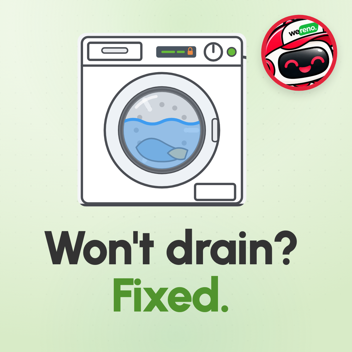 Won’t drain? Fixed. Handyman.ai, Appliance services