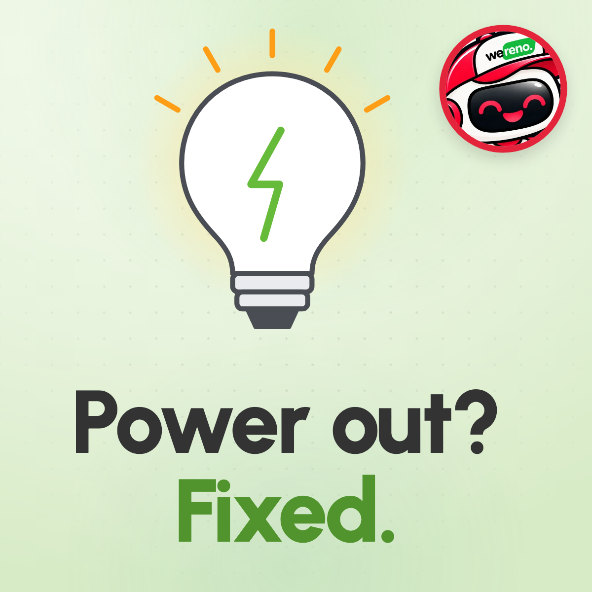 Power out? Fixed. Handyman.ai, Electrical services